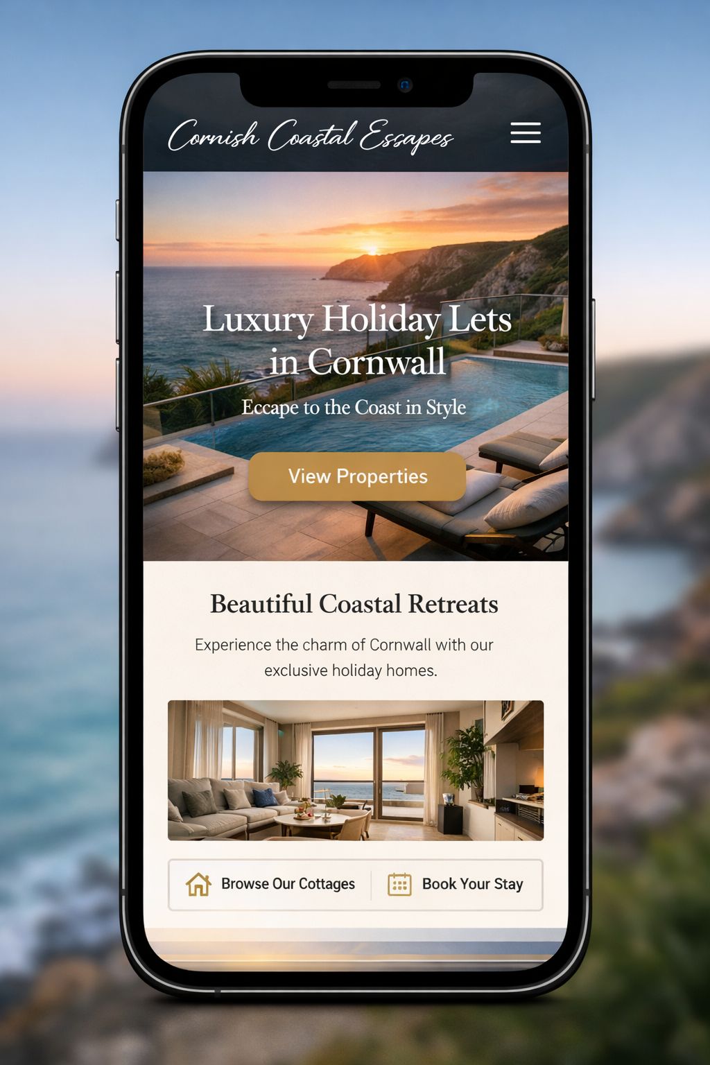 Website for Mobile Phone