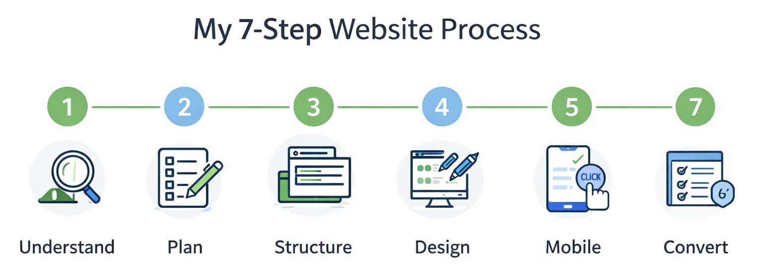 My 7 Step Web Design Process