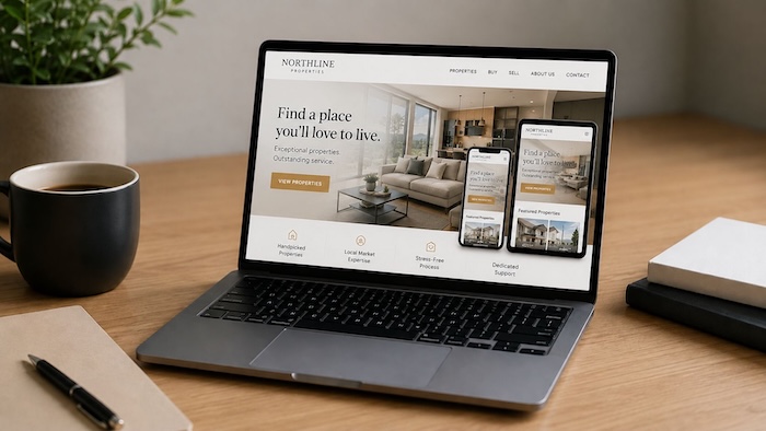 Serviced accommodation website