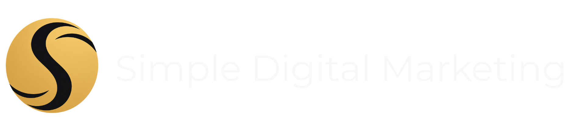 Goldf White Simple Digital Marketing