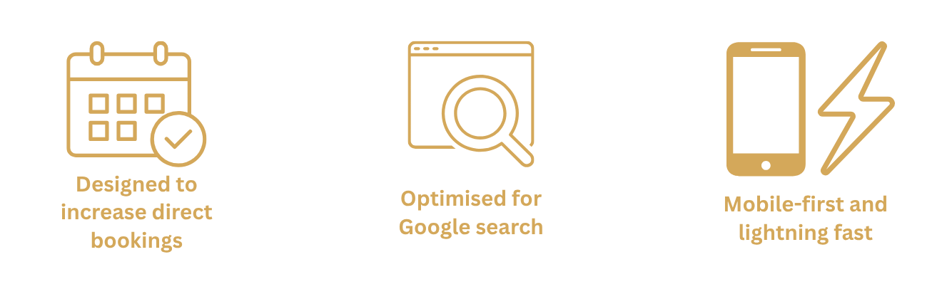 Direct Booking Website Features