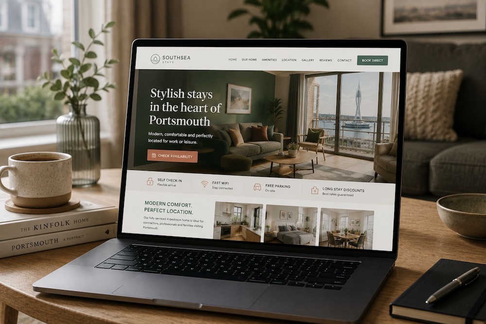 Porstmouth Serviced Accommodation Website